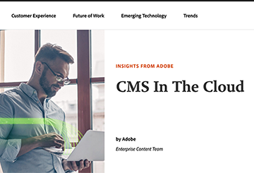 Adobe CMS cloud
