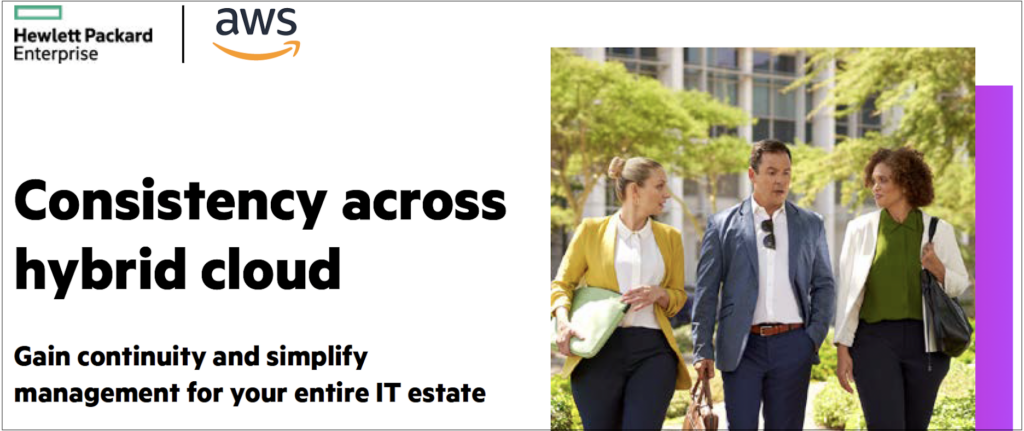 HPE AWS Hybrid Cloud eBook image